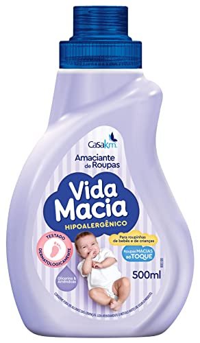 Amaciante Glicerina Amêndoas para roupas macias.