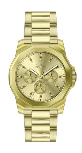 Invicta Speedway Dourado: Relógio masculino elegante.