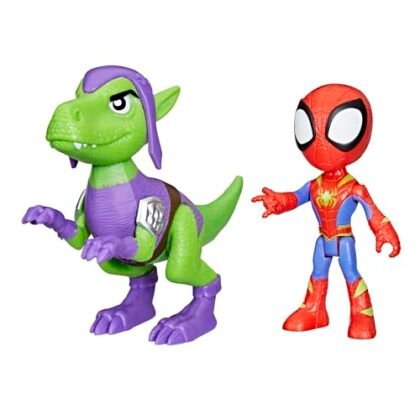 Spidey Dino-Webs com Spidey e Duenderaptor