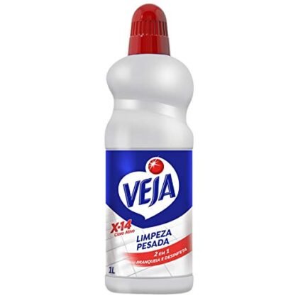 Veja X14 Cloro para limpeza pesada.