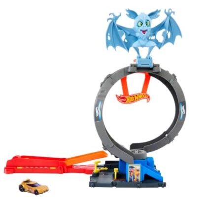 Ataque Morcego Hot Wheels em ação.