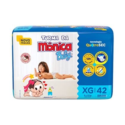 Fralda Turma da Mônica XG para bebês
