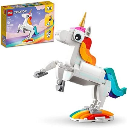 LEGO Unicórnio mágico para construir.