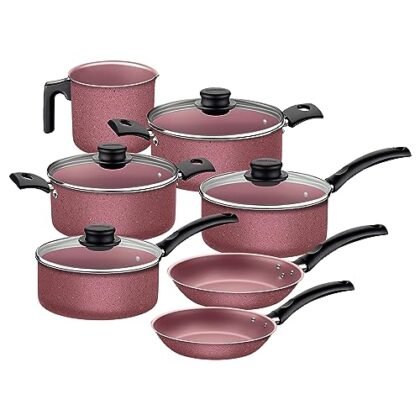 Jogo de Panelas Tramontina Rosa