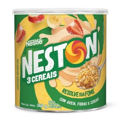 Neston 3 Cereais Nestlé para um café da manhã nutritivo.
