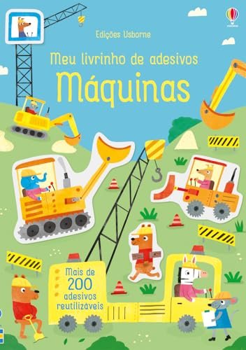 Meu livrinho de adesivos: Máquinas Usborne