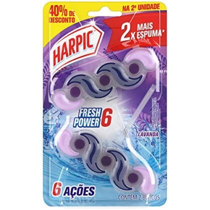 Harpic Lavanda para vaso sanitário.