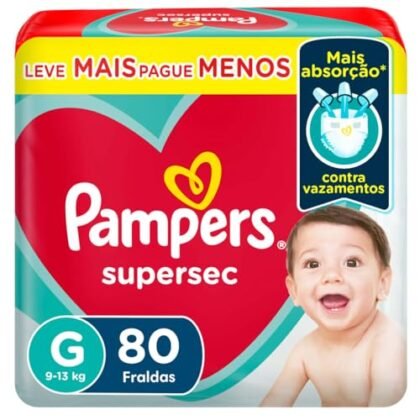 Fraldas Pampers Supersec G