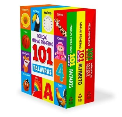 Coleção Minhas Primeiras 101 Palavras - Box com 3 Livrinhos On line EDITORA