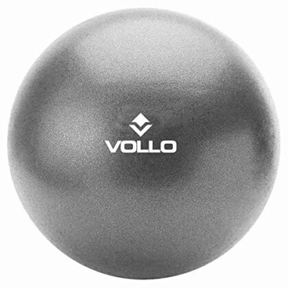 Mini Bola De Exercicios Cinza 25cm VOLLO