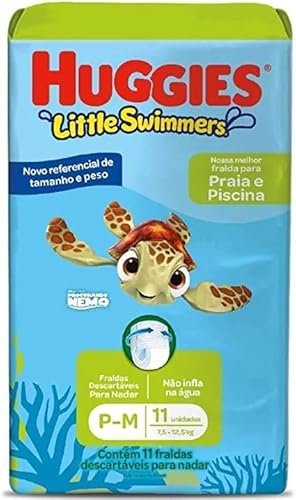 HUGGIES Fralda Infantil Little Swimmers P/M 11 Unidades Huggies HUGGIES
