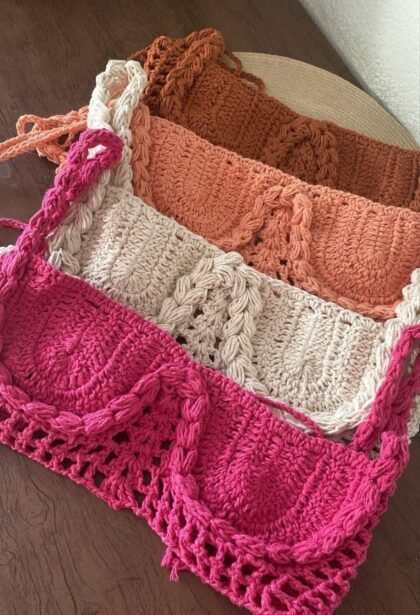CROPPED EM CROCHÊ COM REGULAGEM – Imagem 1 [nsid:869895674]