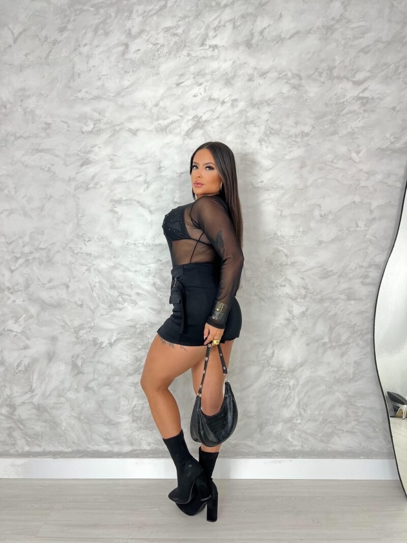 SHORT SAIA JANE EM NEOPRENE COM BOLSO – Imagem 6 [nsid:902243369]