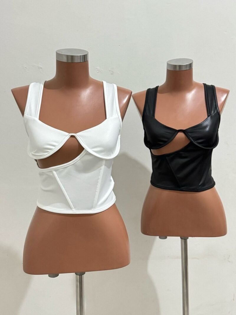 CROPPED PENÉLOPE EM CIRRÊ ACETINADO COM ARO DE SUSTENTAÇÃO – Imagem 1 [nsid:844447059]