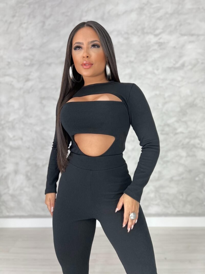CONJUNTO AYRA EM ANARRUGA COM BOJO E FECHO (BODY + CALÇA) – Imagem 3 [nsid:940173764]