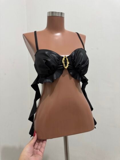 CROPPED GEISY EM CIRRÊ ACETINADO COM BOJO E REGULAGEM NAS COSTAS – Imagem 1 [nsid:849297731]