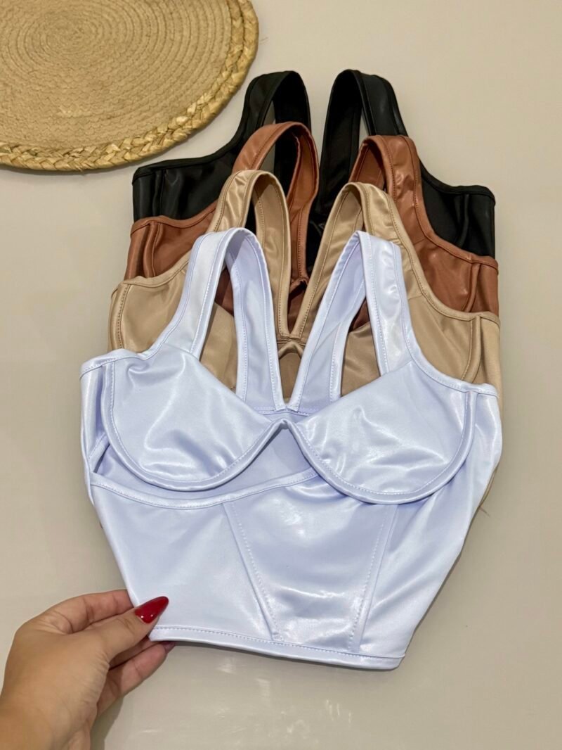 CROPPED PENÉLOPE EM CIRRÊ ACETINADO COM ARO DE SUSTENTAÇÃO – Imagem 2 [nsid:853991910]