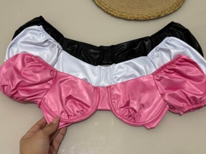 CROPPED PRINCESA EM CIRRÊ ACETINADO COM ARO DE SUSTENTAÇÃO E REGULAGEM NAS COSTAS – Imagem 1 [nsid:945198935]