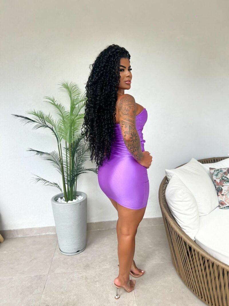 VESTIDO ESTRELA EM POLIAMIDA ACETINADA – Imagem 9 [nsid:806731568]
