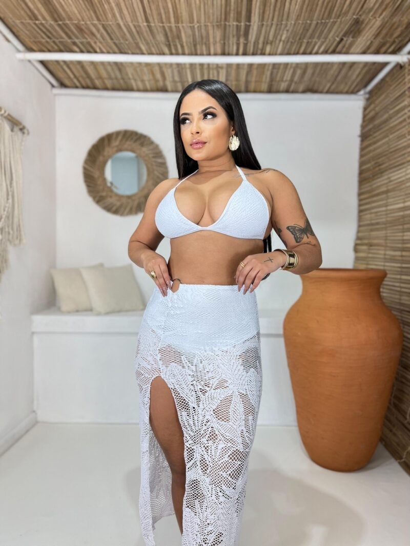 CONJUNTO PATRICIA EM RENDA COM HOT PANTS, BOJO E REGULAGEM – Imagem 6 [nsid:783345630]