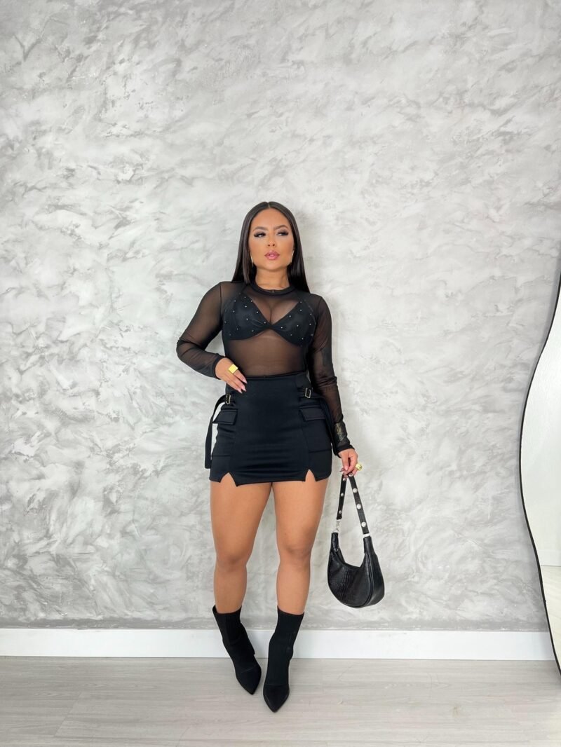 SHORT SAIA JANE EM NEOPRENE COM BOLSO – Imagem 5 [nsid:902243371]
