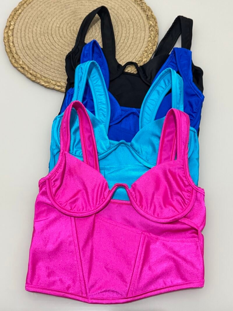 CORSELET PENÉLOPE EM POLIAMIDA ACETINADA COM ARO DE SUSTENTAÇÃO, BARBATANAS (SEM BOJO) – Imagem 2 [nsid:812020957]