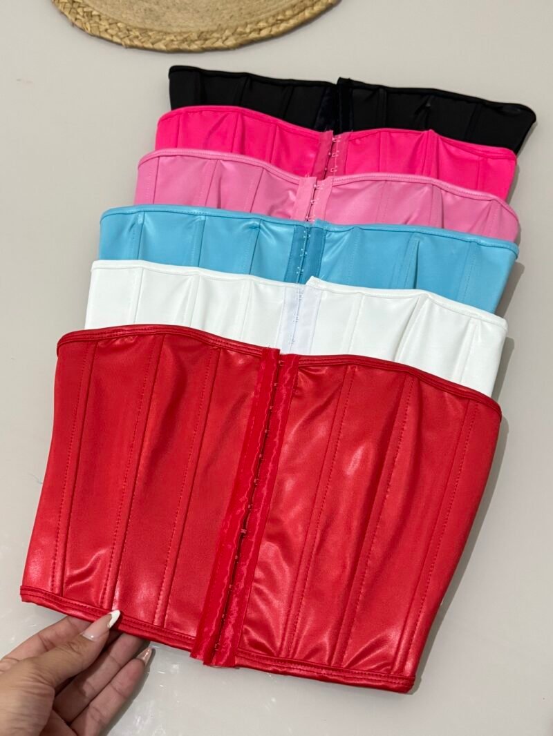 CORSELET AURORA EM CIRRÊ ACETINADO COM 6 BARBATANAS E COLCHETE – Imagem 1 [nsid:967230058]