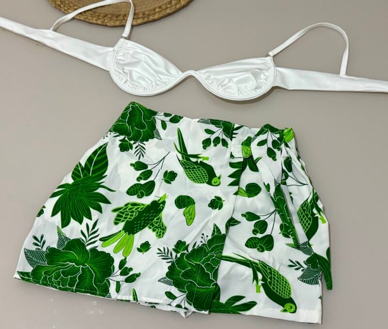 SHORT SAIA ESTAMPA DIGITAL EM CREPE ALFAIATARIA COM ELÁSTICO ATRÁS – Imagem 2 [nsid:967231025]