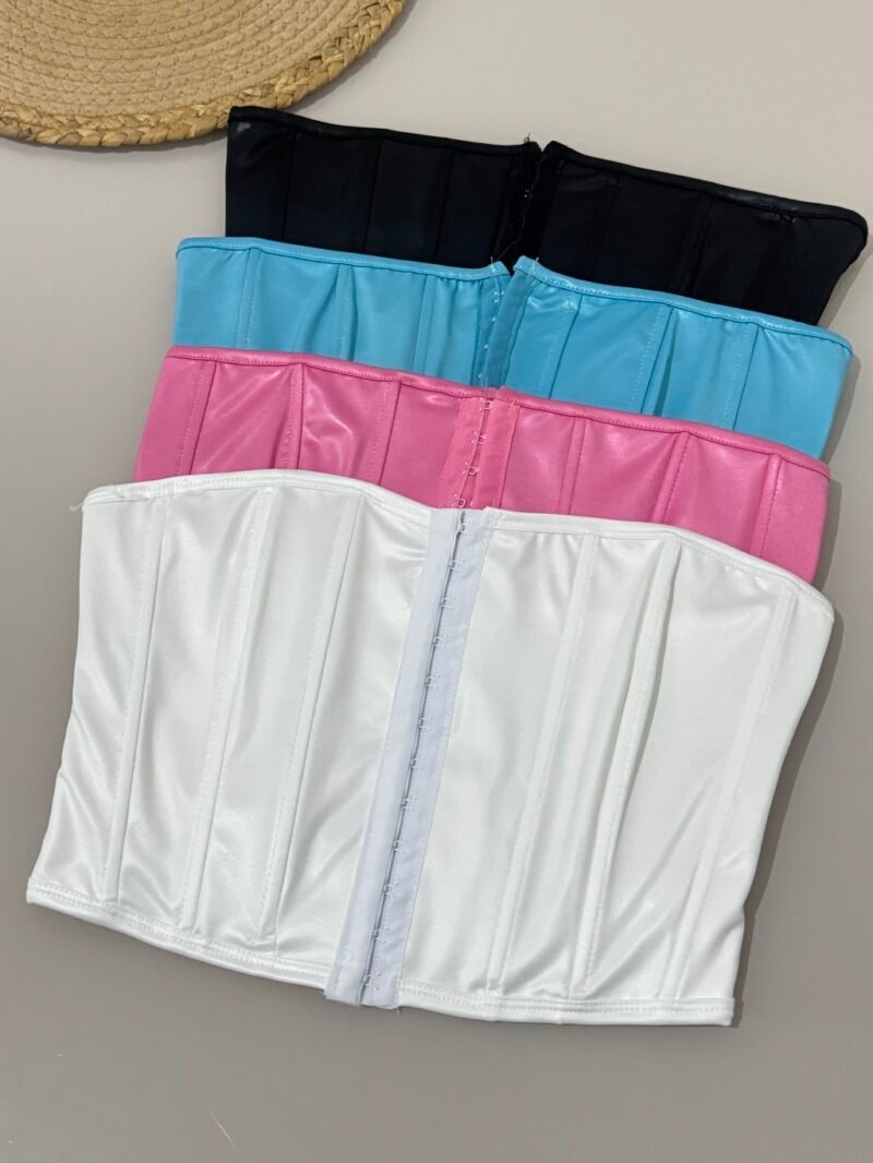 CORSELET AURORA EM CIRRÊ ACETINADO COM 6 BARBATANAS E COLCHETE – Imagem 1 [nsid:972787190]