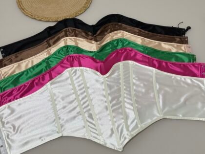 CORSELET ESTRUTURADO EM MALHA PRADA COM BARBATANAS E REGULAGEM NAS COSTAS – Imagem 2 [nsid:978349704]