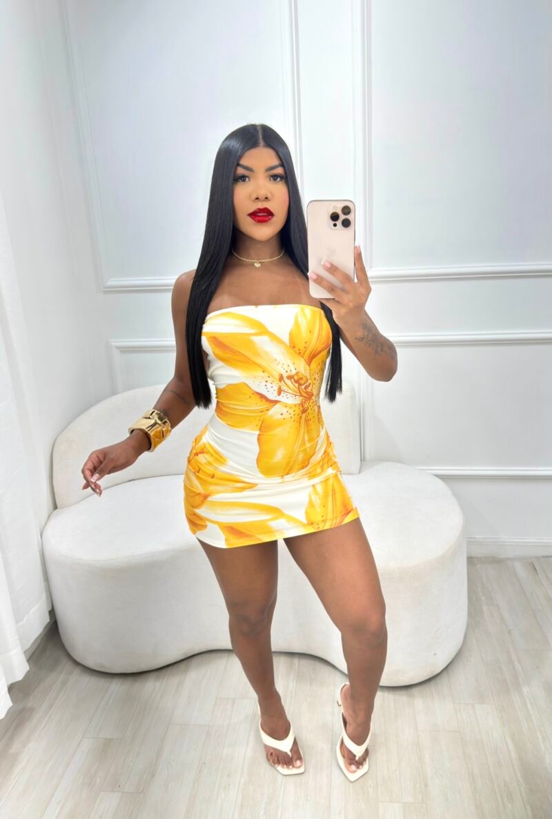 VESTIDO TUBINHO COM ESTAMPA FLOR DE HIBISCO EM MALHA FLUIT – Imagem 4 [nsid:978360771]