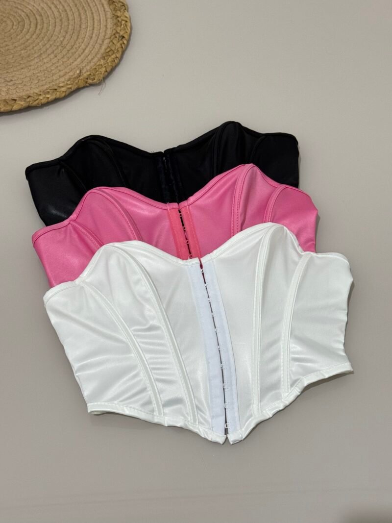 CORSELET ANNY COM COLCHETES E BARBATANAS EM CIRRÊ ACETINADO – Imagem 2 [nsid:984447160]