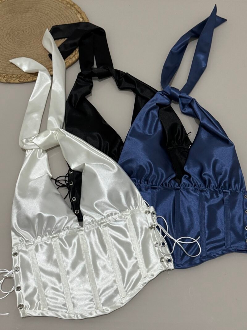 CORSELET EM MALHA PRADA COM BARBATANAS, TRANÇADO LATERAL E BOJO – Imagem 2 [nsid:853992431]