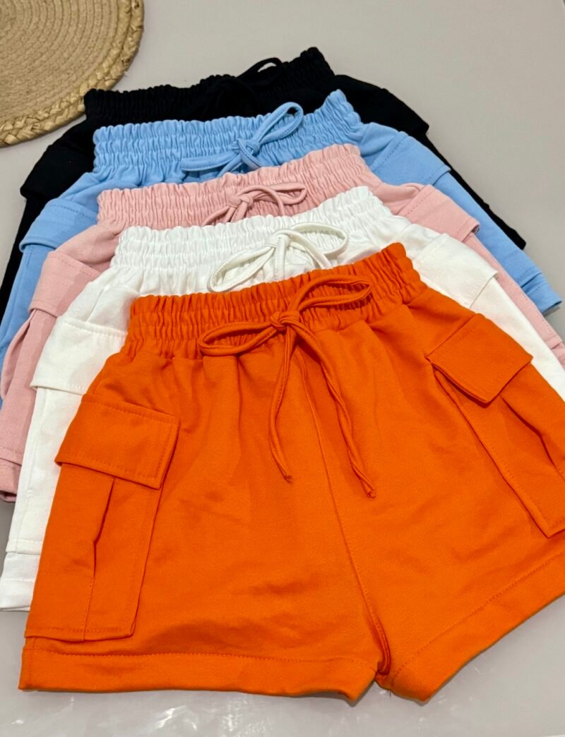 SHORT CARGO EM MOLETOM – Imagem 3 [nsid:859486028]