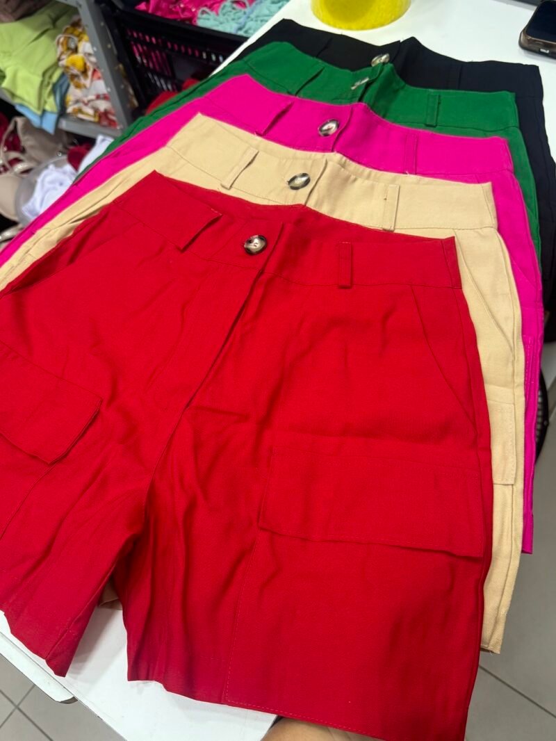 SHORT CARGO COM BOTÃO E ZÍPER – Imagem 4 [nsid:762958549]