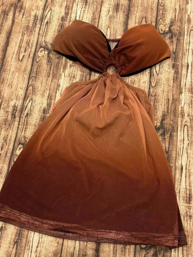 VESTIDO EM TULÊ CURTO COM BOJO – Imagem 2 [nsid:662996489]