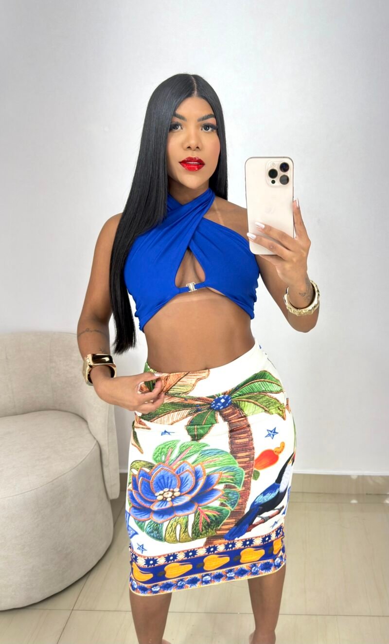CONJUNTO MIDI ESTAMPA DIGITAL EM MALHA SUPLEX (CROPPED COM BOJO) – Imagem 4 [nsid:1010704001]