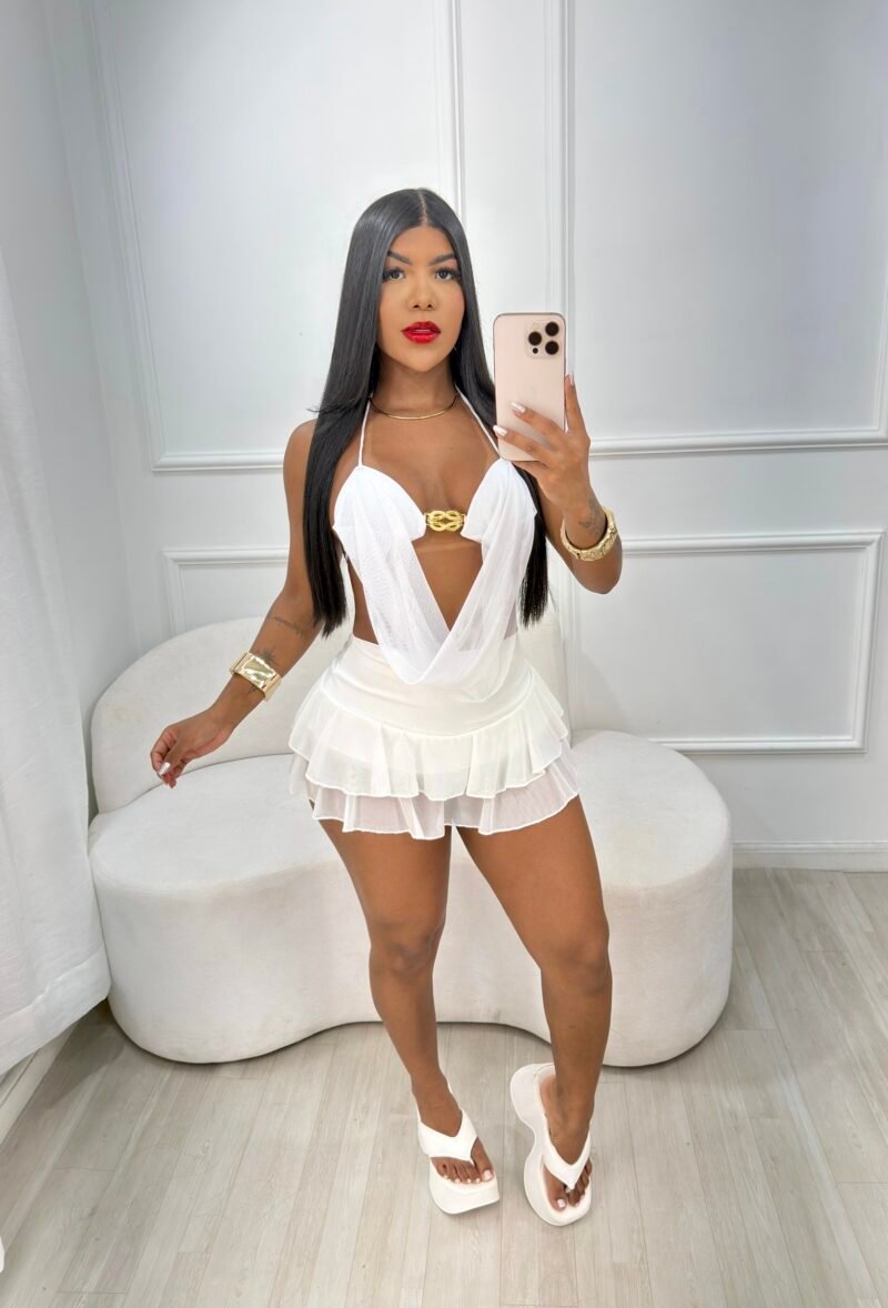 SAIA BABADINHO EM TULE COM HOTPANTS – Imagem 5 [nsid:1003691221]